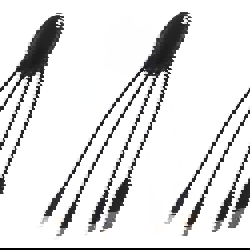 2087 | Xoopar Octopus Charging cable - Schwarz