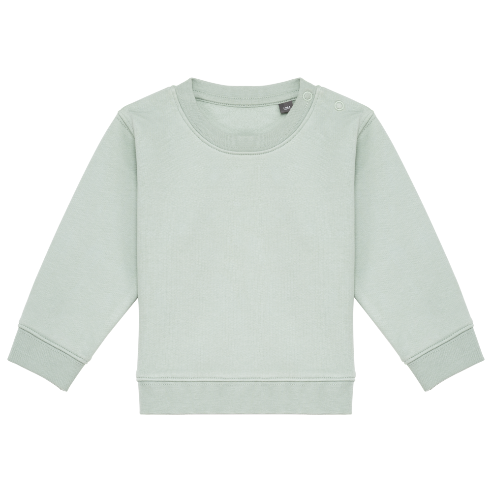 K835 - Umweltfreundliches Sweatshirt für Babys - Sage