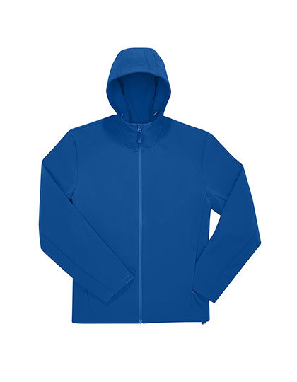 B&C BE INSPIRED - Reset Hooded Softshell - Royal Blue