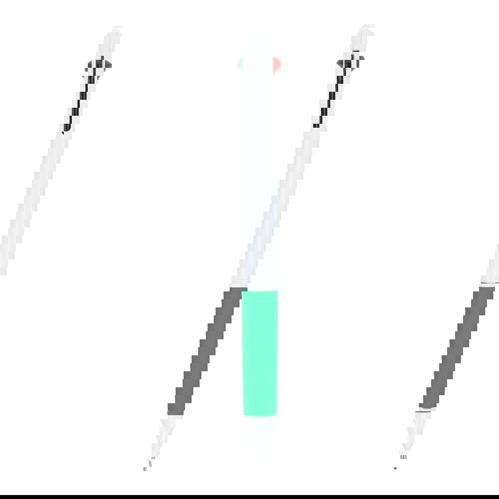 3-Farben-Stift mit Griffzone und Schlüsselband