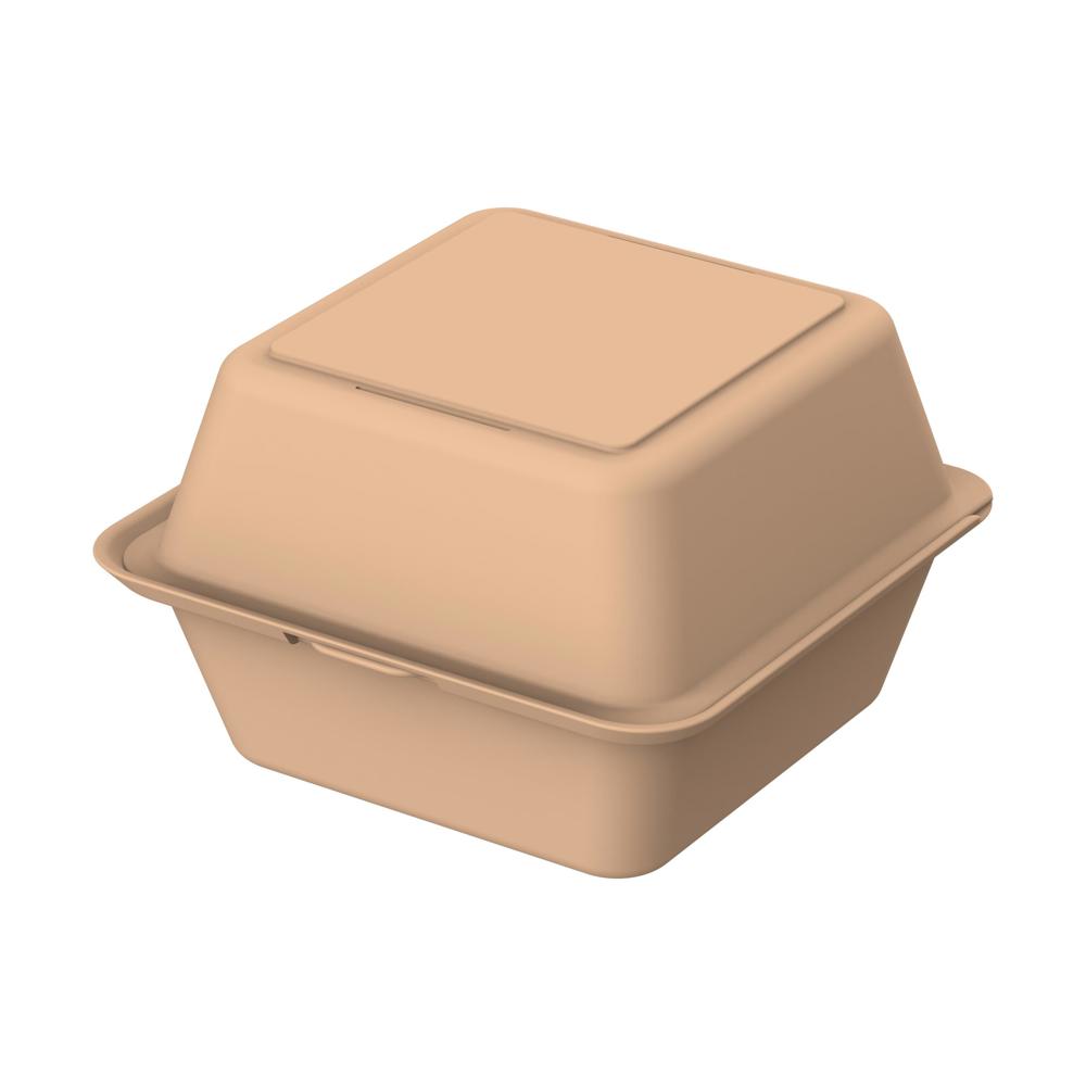 Burgerbox "ToGo" - beständiges braun