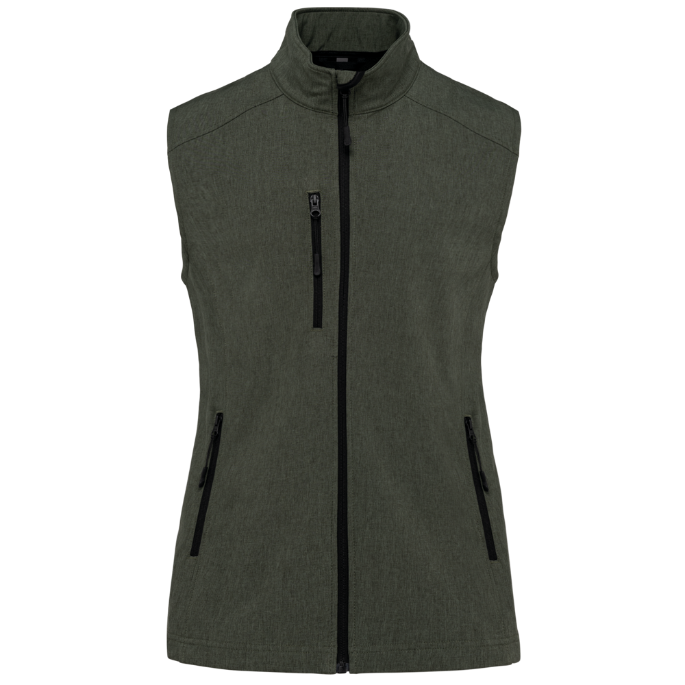 K404 - Damen Softshell Bodywärmer - Marl Green