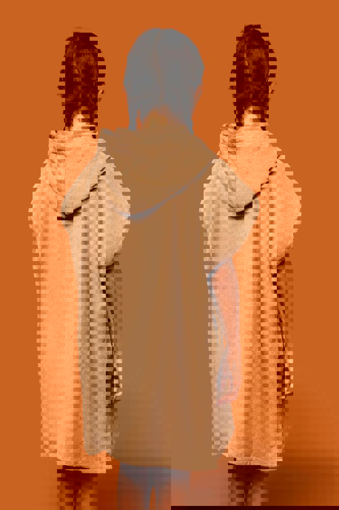 PA582X - Kinder-Frottee-Poncho mit Kapuze