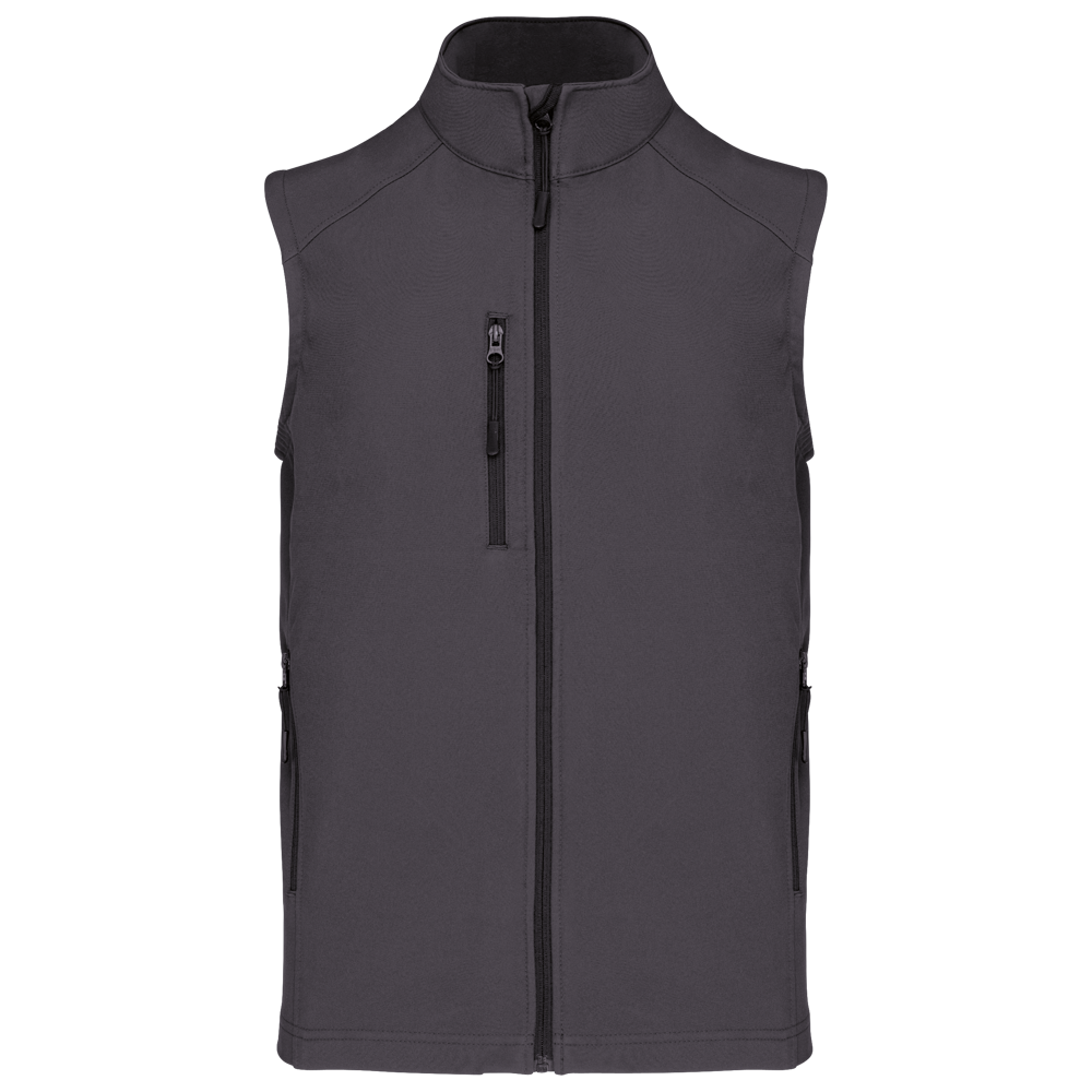 K403 - Herren Softshell Bodywärmer - Titanium