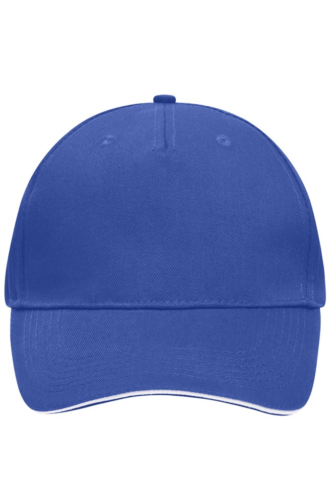 5 Panel Sandwich Cap - Royal/white (ca. Pantone 662C
white)