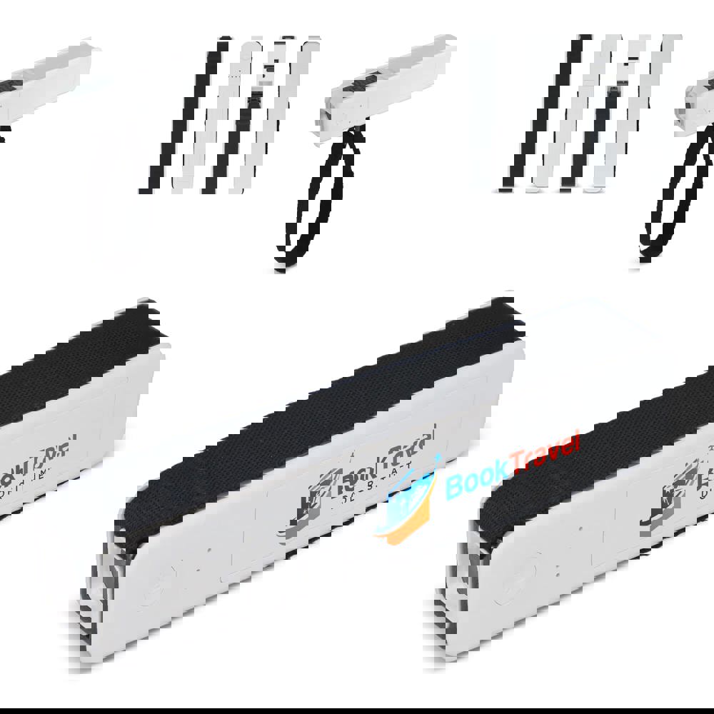 5-in-1 Travel Powerbank 2600 mAh - Kofferwaage - Taschenlampe - Lineal - Temperaturmesser