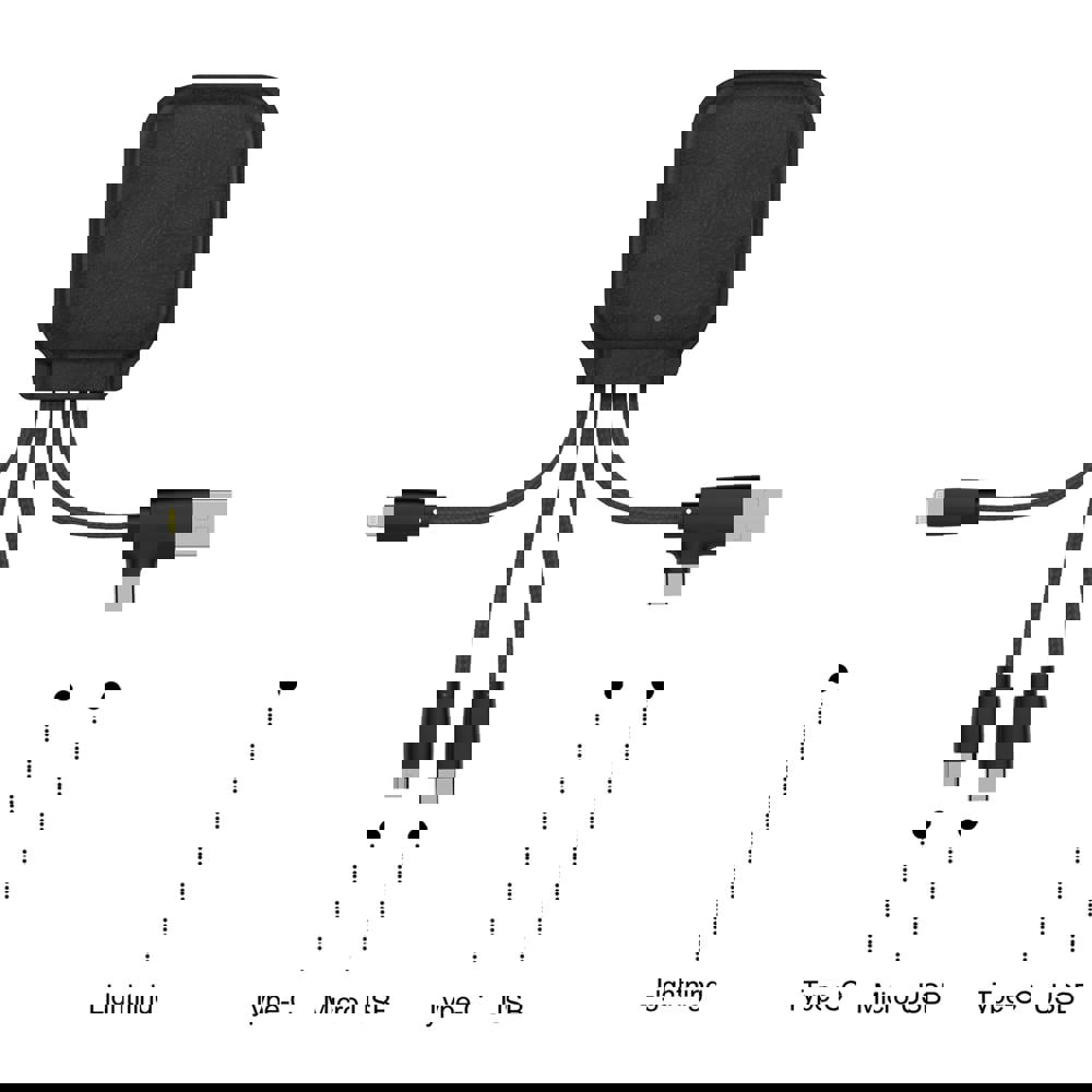 4001 | Xoopar Iné Gamma NFC Powerbank with Charging cables 3000mAh 