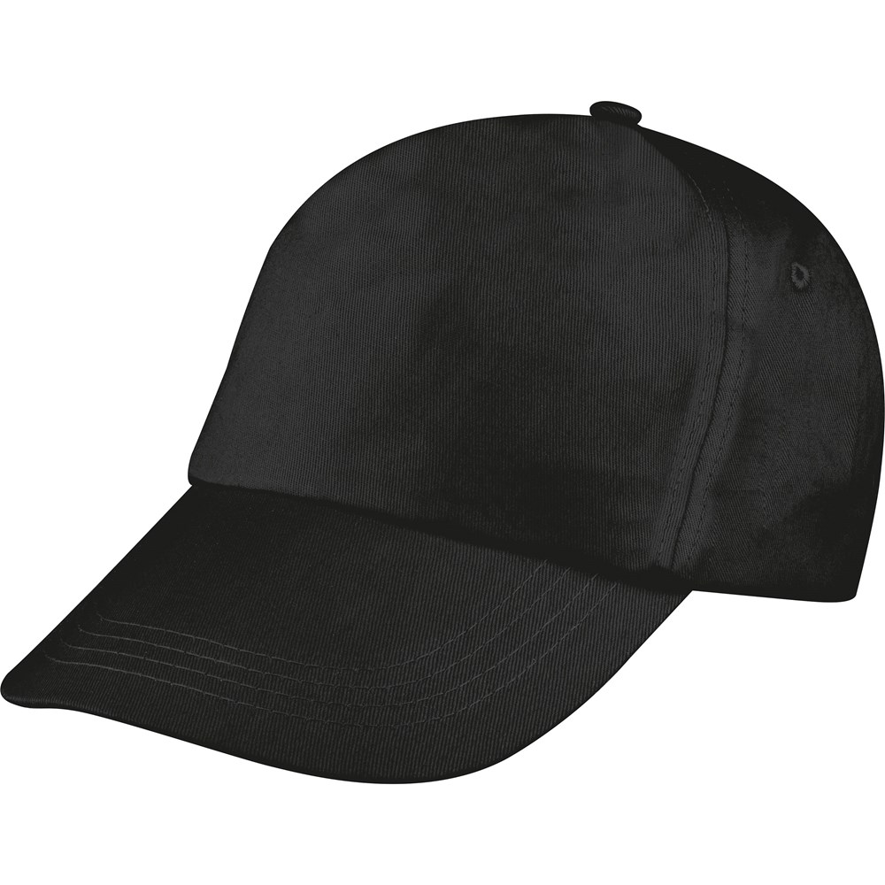 5 Panel Baseballcap Santa Fe - schwarz