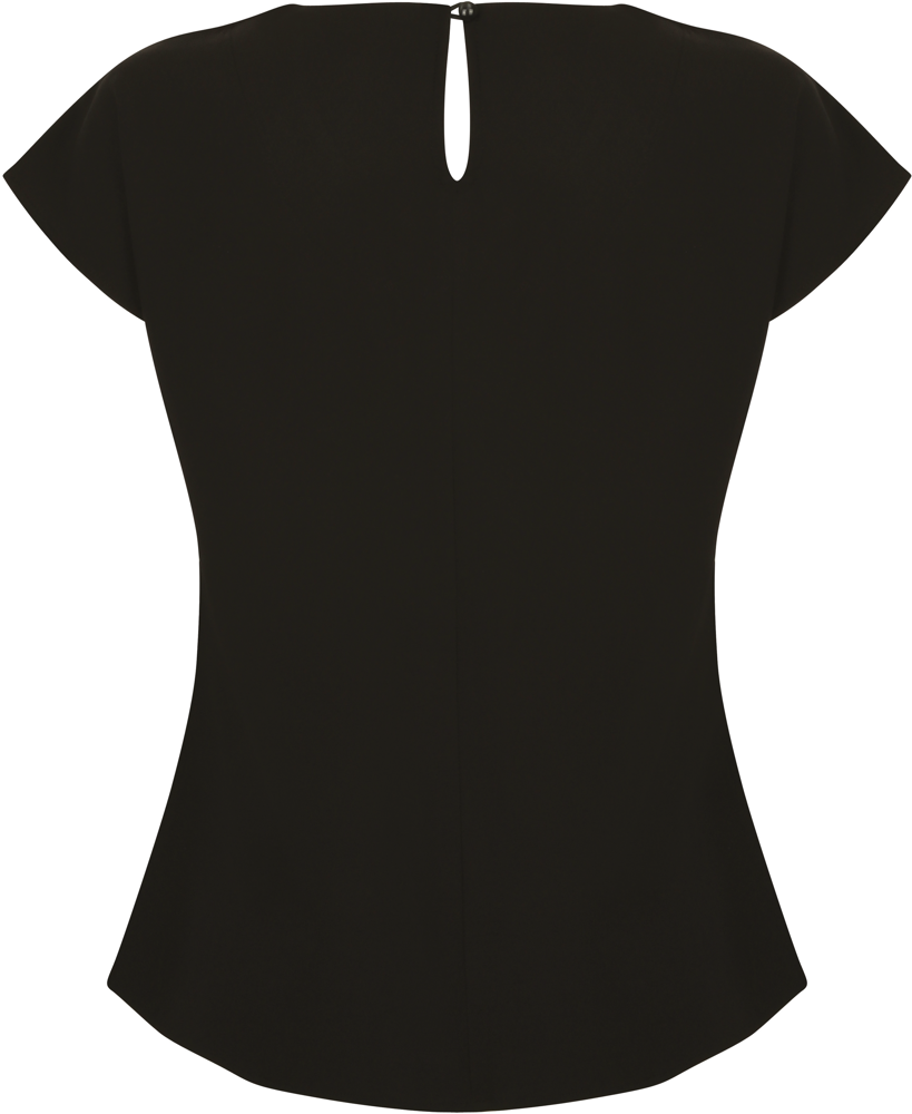 H597 - Ladies' pleat front blouse