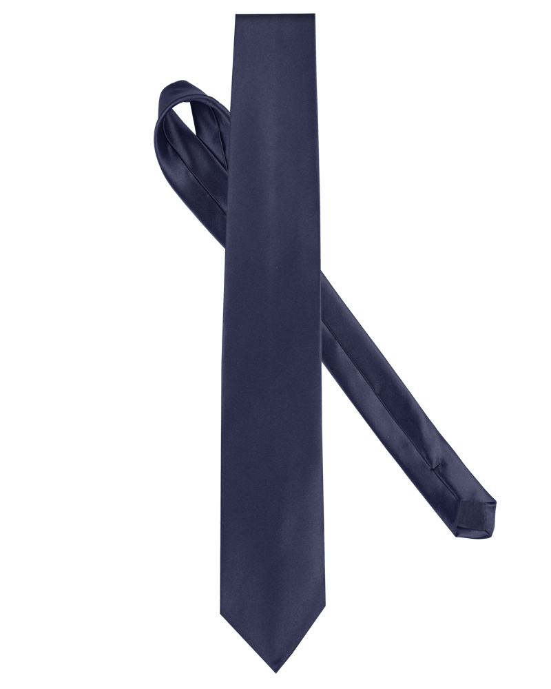K860 - Satin Krawatte - navy