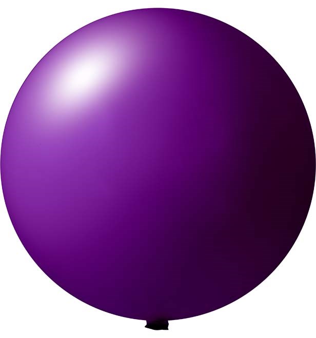 Bedruckte Riesenballons Ø 150 cm - Violett (4475) Pastel (± PMS 2627)