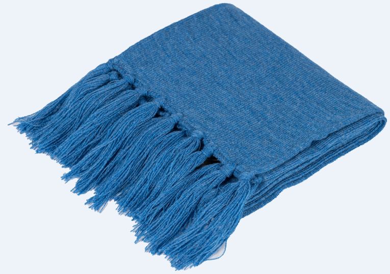 Acrylschal - navyblau