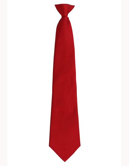 Premier Workwear - Colours Orginals Fashion Clip Tie - Red (ca. Pantone 199C)