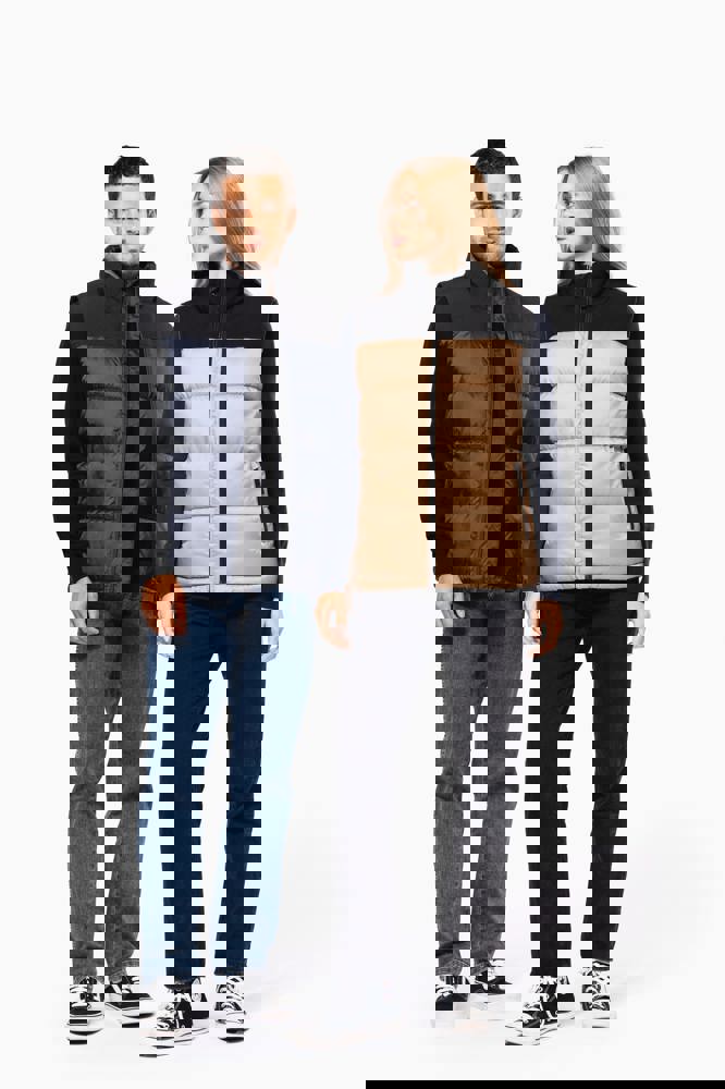 K6162 - Gesteppter Unisex-Bodywarmer in zwei Farbtönen
