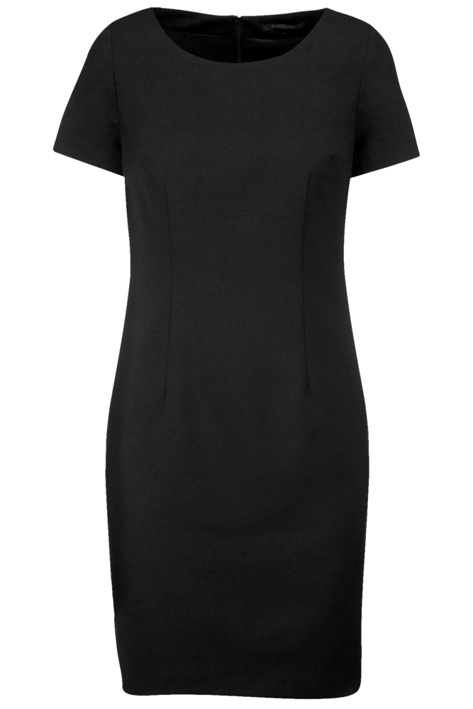 K500 - Kleid mit kurzen Ärmeln - Black