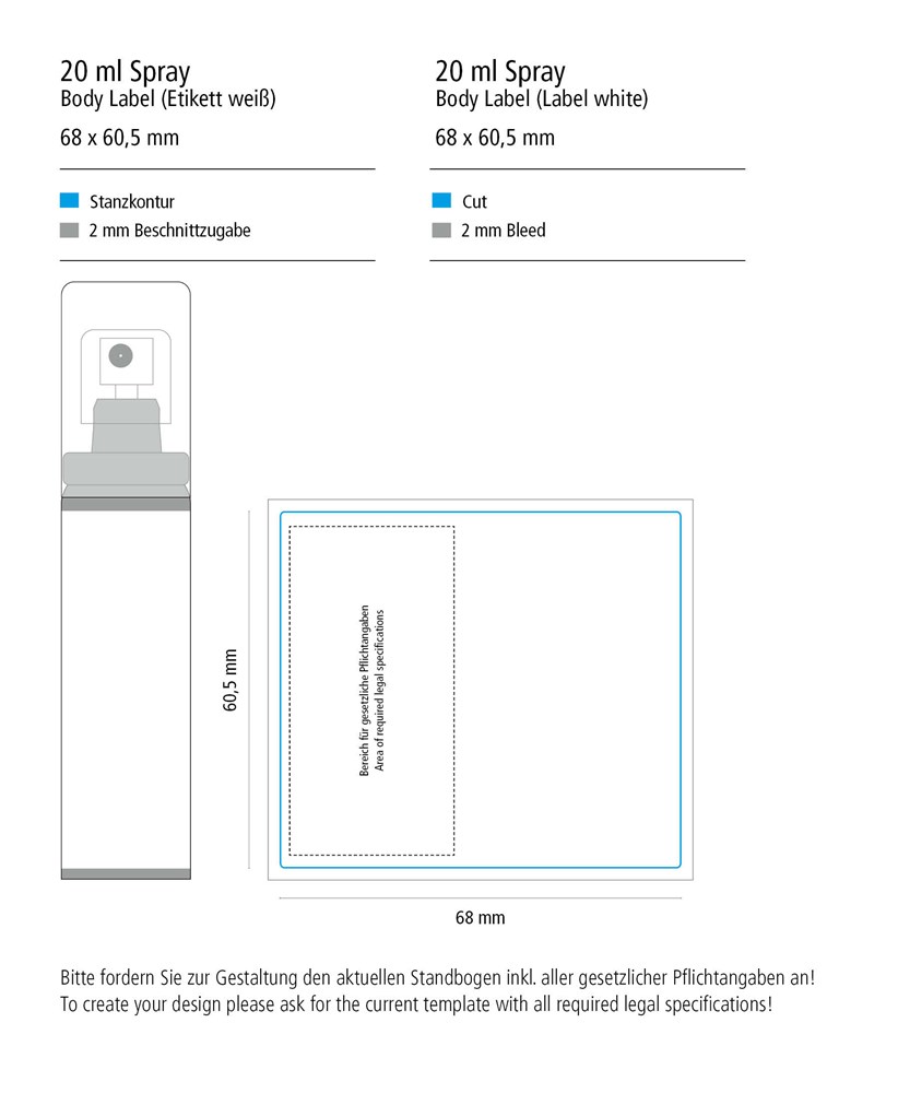 Kfz Cockpit-Reiniger, 20 ml, Body Label