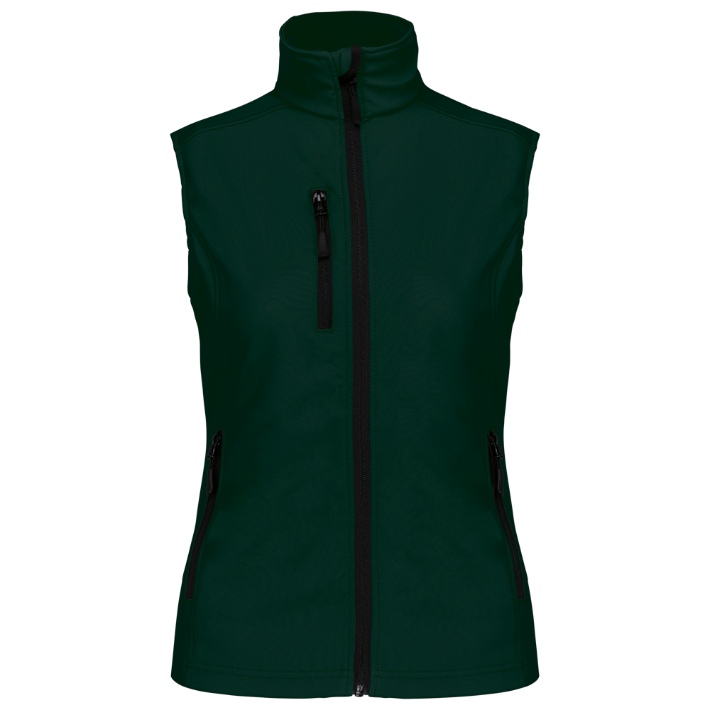K404 - Damen Softshell Bodywärmer - Bottle Green