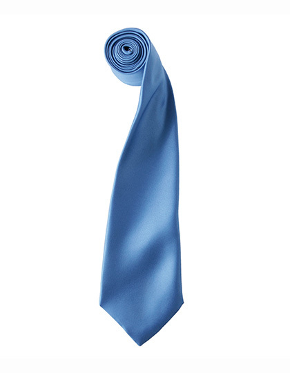 Premier Workwear - Colours Collection Satin Tie - Midblue (ca. Pantone 2718)