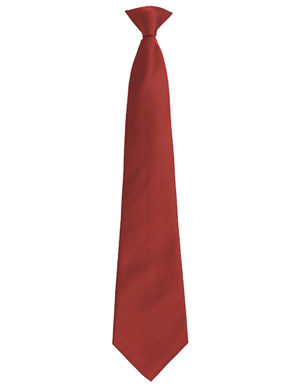 Premier Workwear - Colours Orginals Fashion Clip Tie - Burgundy (ca. Pantone 200C)