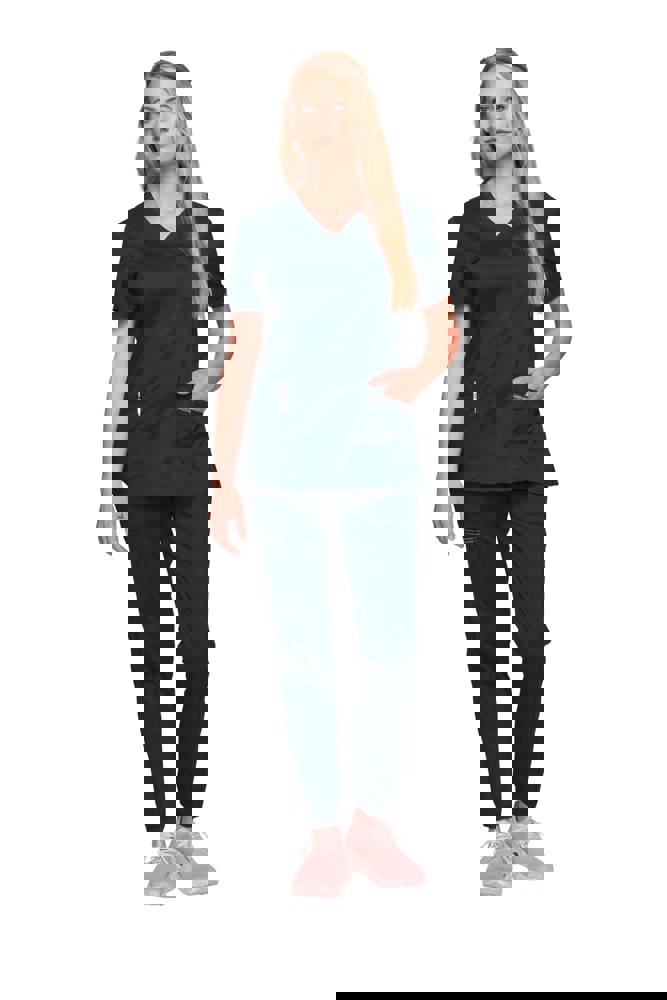 CHWWE610 - Oberteil in Wickeloptik, Damen