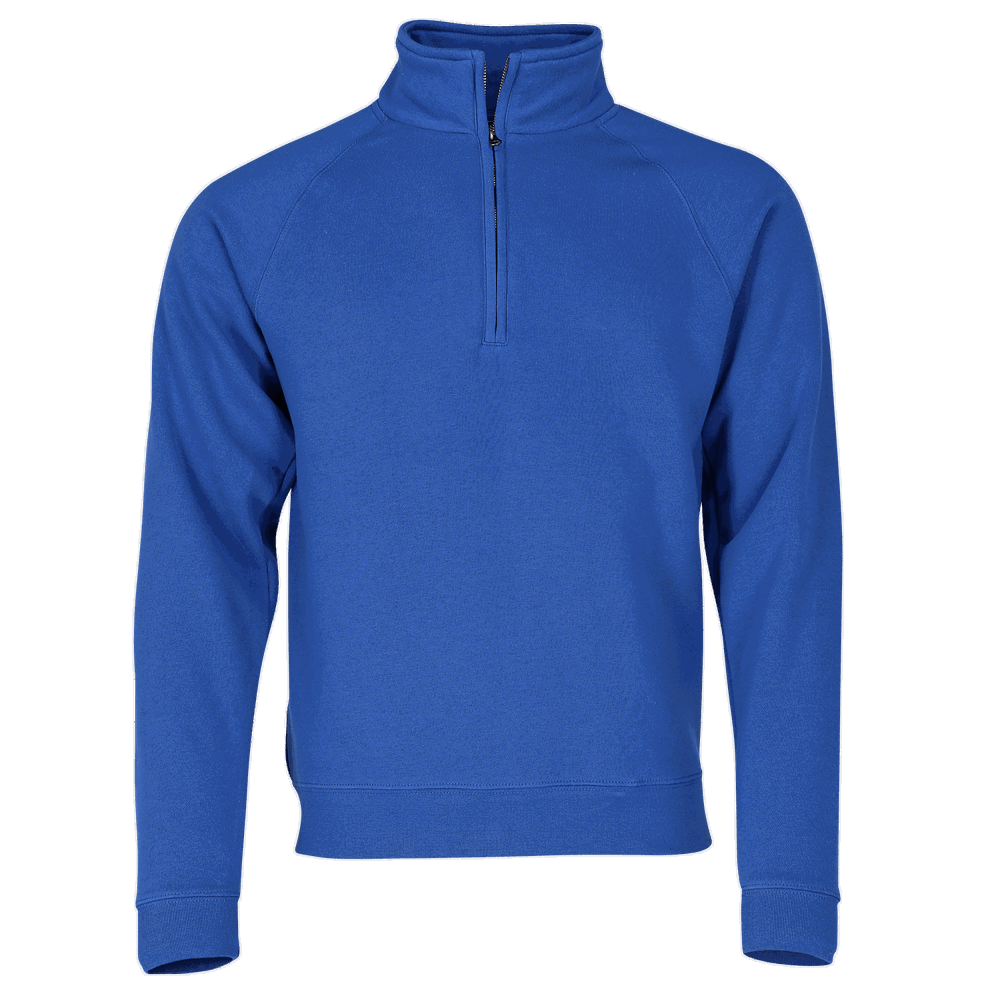 620320 - Premium Zip Neck Sweat - royal