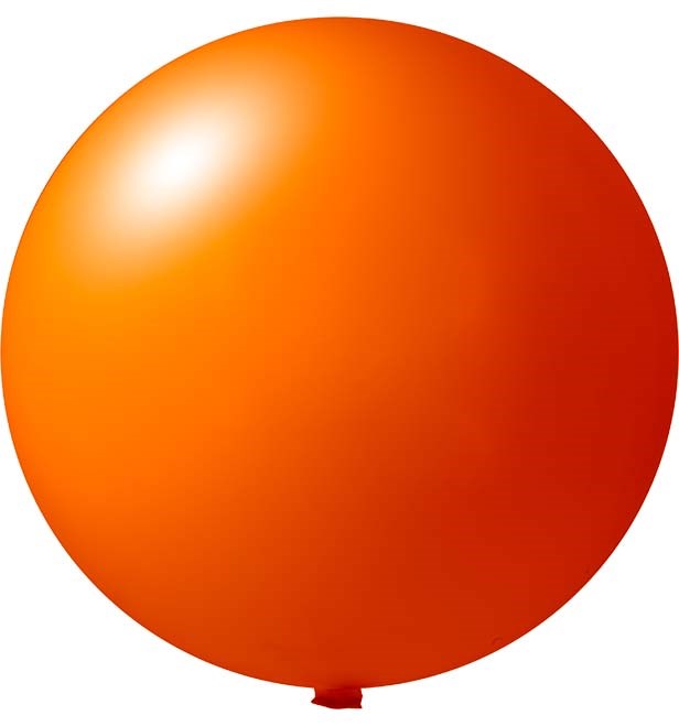Bedruckte Riesenballons Ø 150 cm - Orange (4420) Pastel (± PMS 1505)