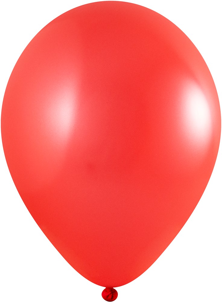 Ballons ohne Druck 85/95 cm - Ø 33 cm - 11 inch - Rot Metallic (2430) (± PMS 185)