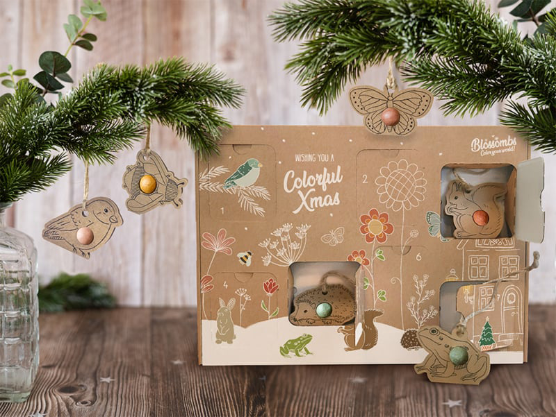 Adventskalender mit 7 Anhängern