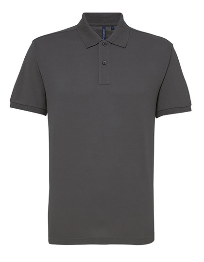 Asquith & Fox - Men´s Polycotton Blend Polo - charcoal
