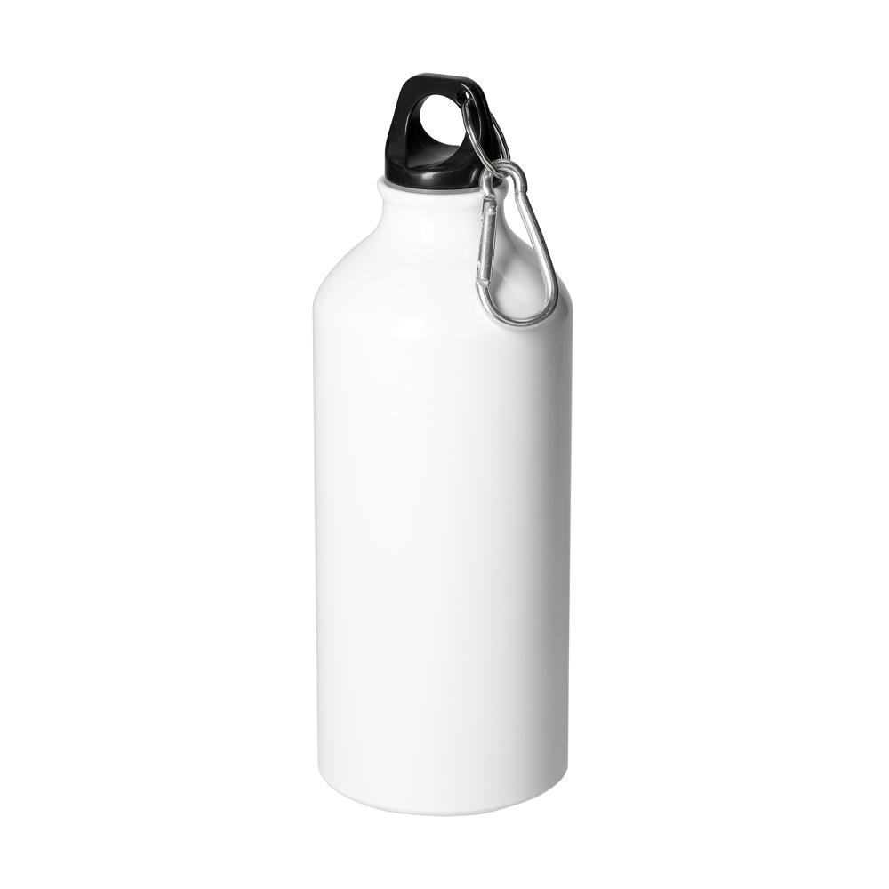 Aluminiumflasche "Sporty" 0,6 l - Weiß