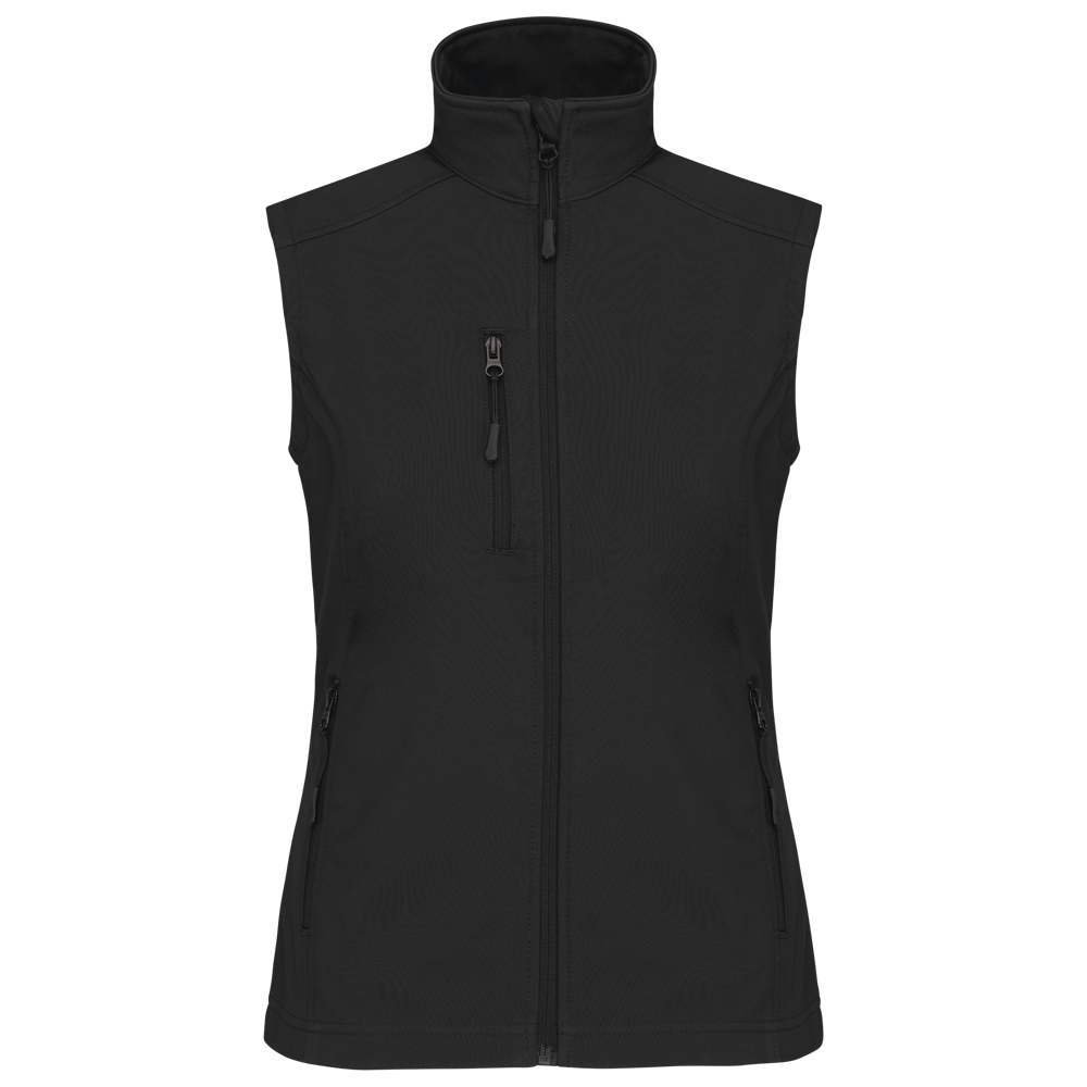 K404 - Damen Softshell Bodywärmer - Black