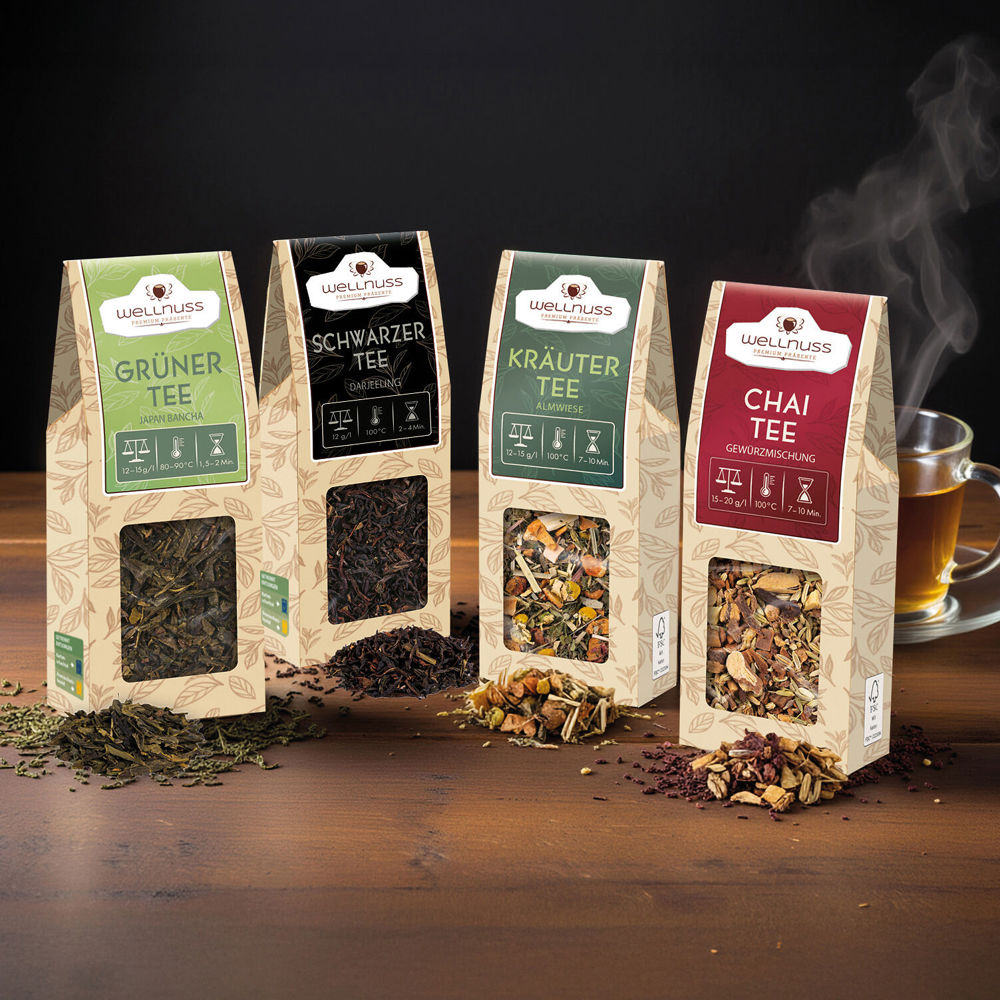 2 Tee Spezialitäten im Baumwollsäckchen