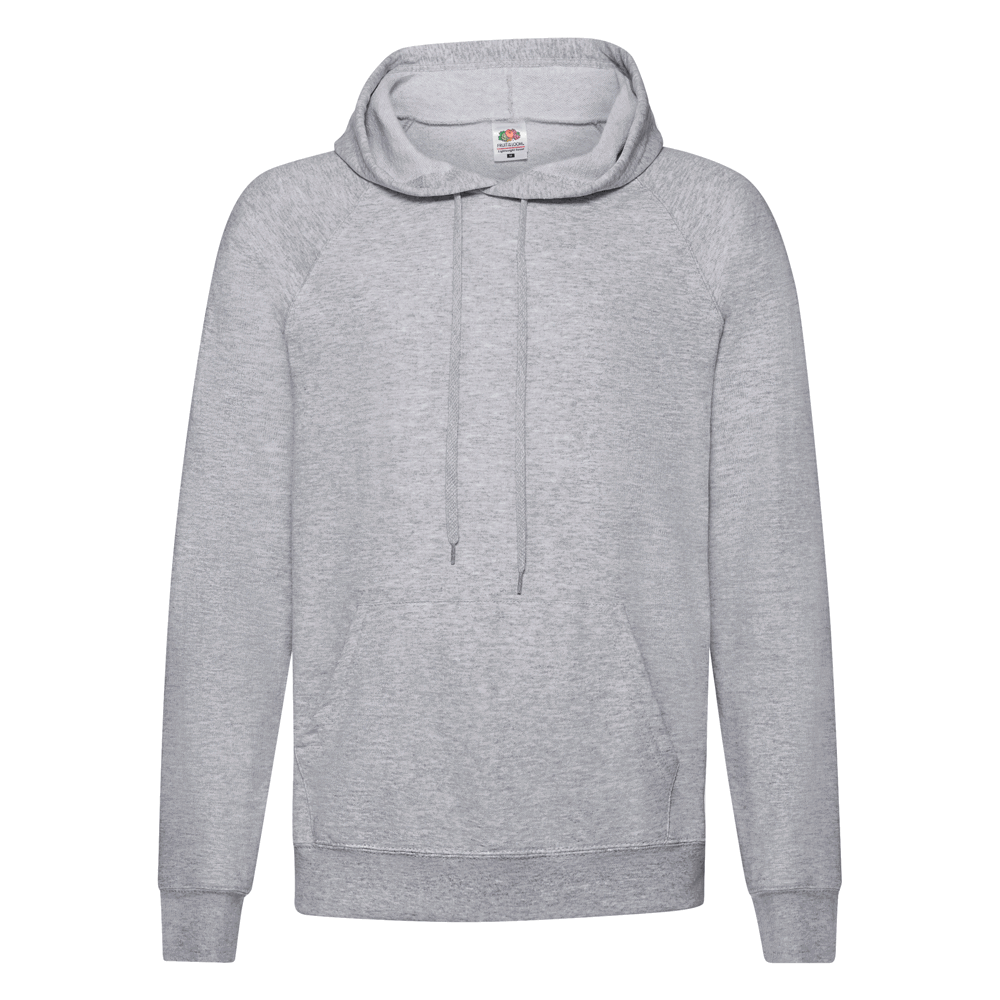 621400 - Lightweight Kapuzen-Sweat - graumeliert
