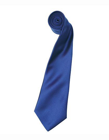Premier Workwear - Colours Collection Satin Tie - Marine Blue (ca. Pantone 281C)
