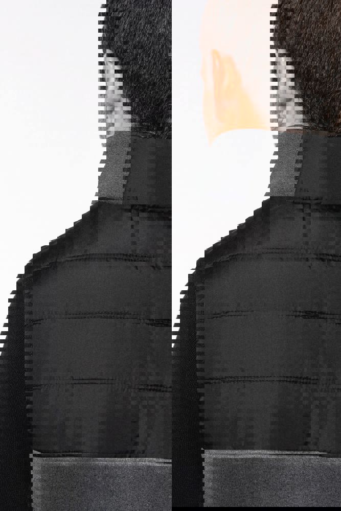K6170 - Bodywarmer aus zwei Materialien für Herren