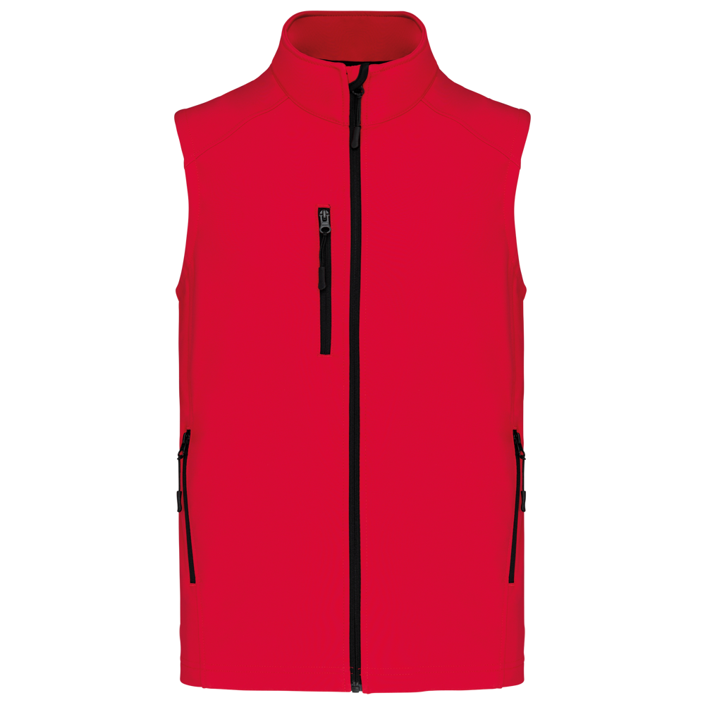 K403 - Herren Softshell Bodywärmer - Red