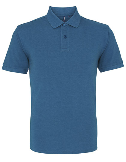 Asquith & Fox - Men´s Classic Fit Polo - Teal Heather