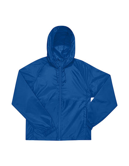B&C BE INSPIRED - #Reset Lined Windbreaker - Royal Blue