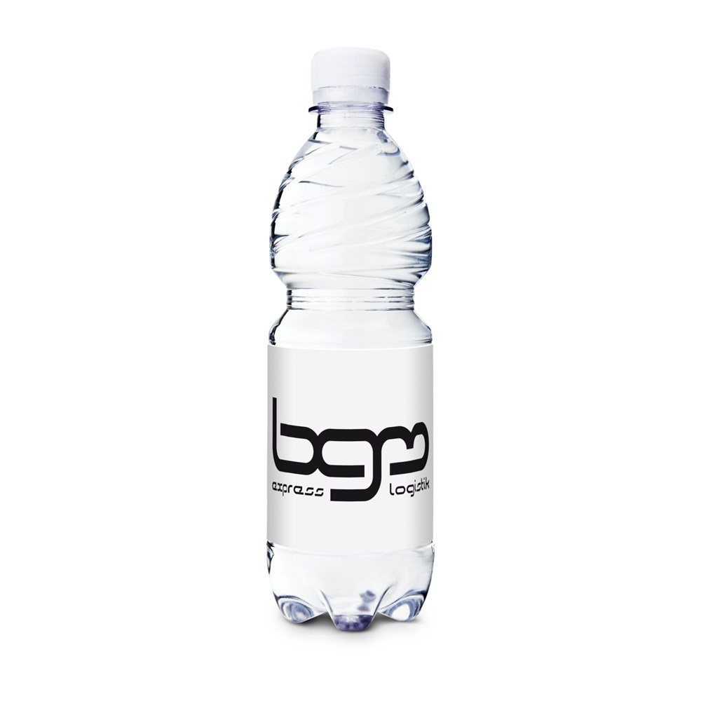 500 ml PromoWater - Mineralwasser, still, Hergestellt in Deutschland - Papier-Etikett