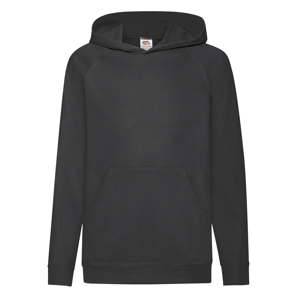 620090 - Lightweight Hooded Sweat Kids - Schwarz