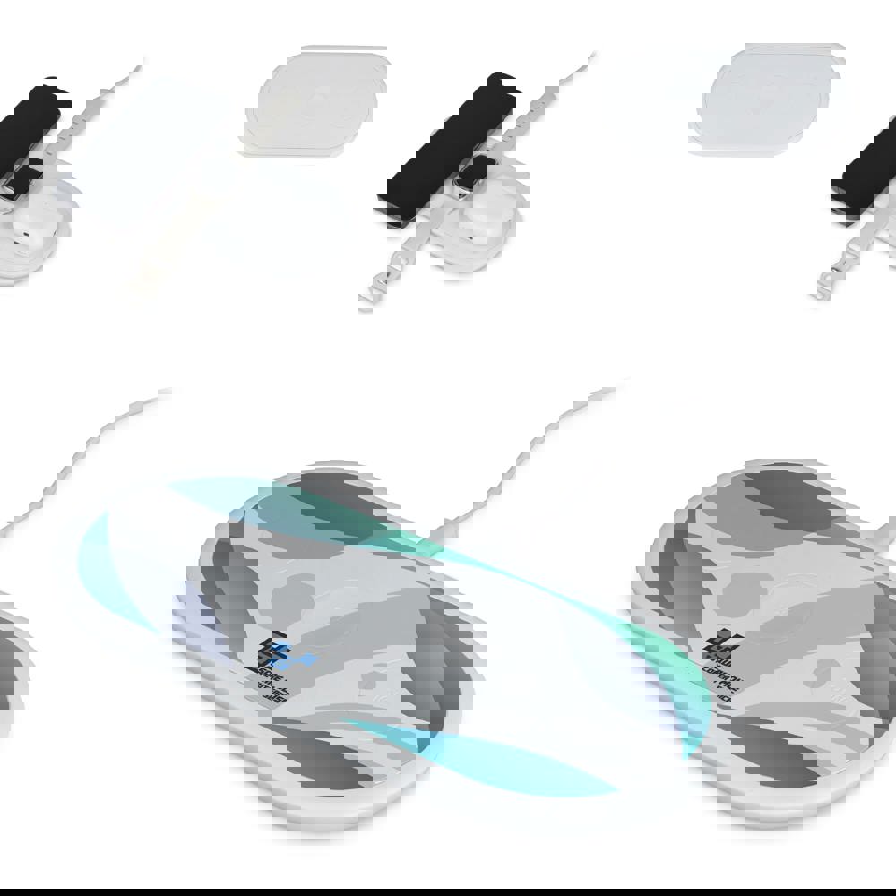 3-in-1 15 W Drahtloses Ladegerät für Handys, Apple Watch und AirPods.