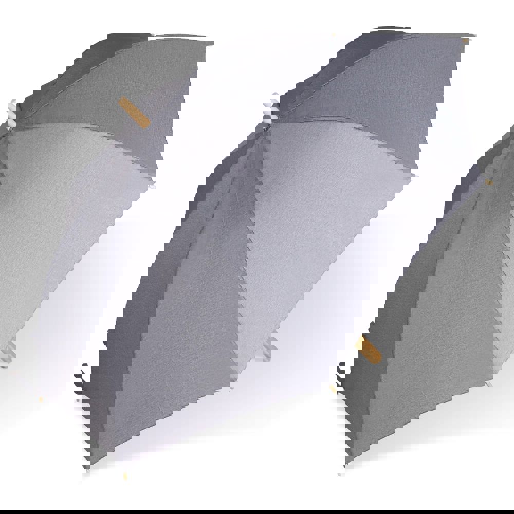 25” Regenschirm aus R-PET-Material mit Automatiköffnung - grau