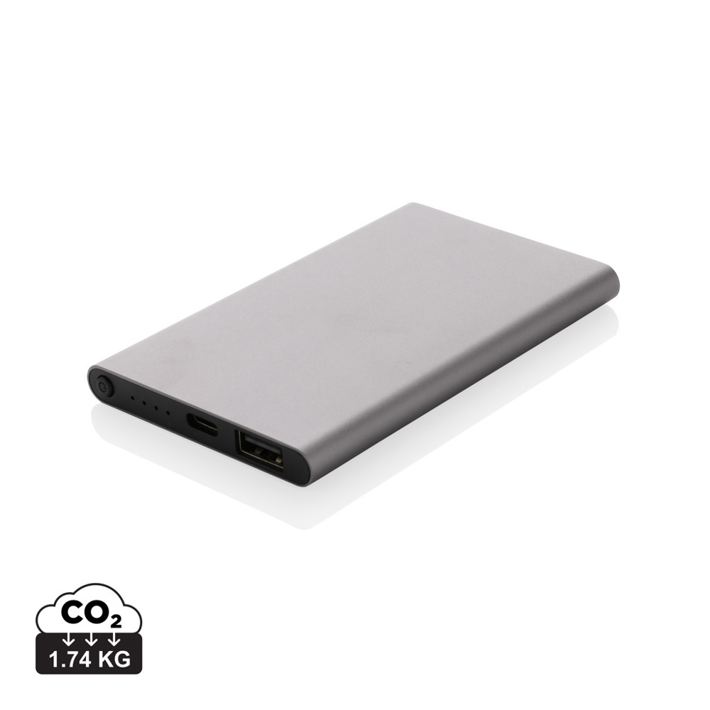 4.000mAh Type-C Powerbank aus RCS recyeltem ABS & Aluminium
