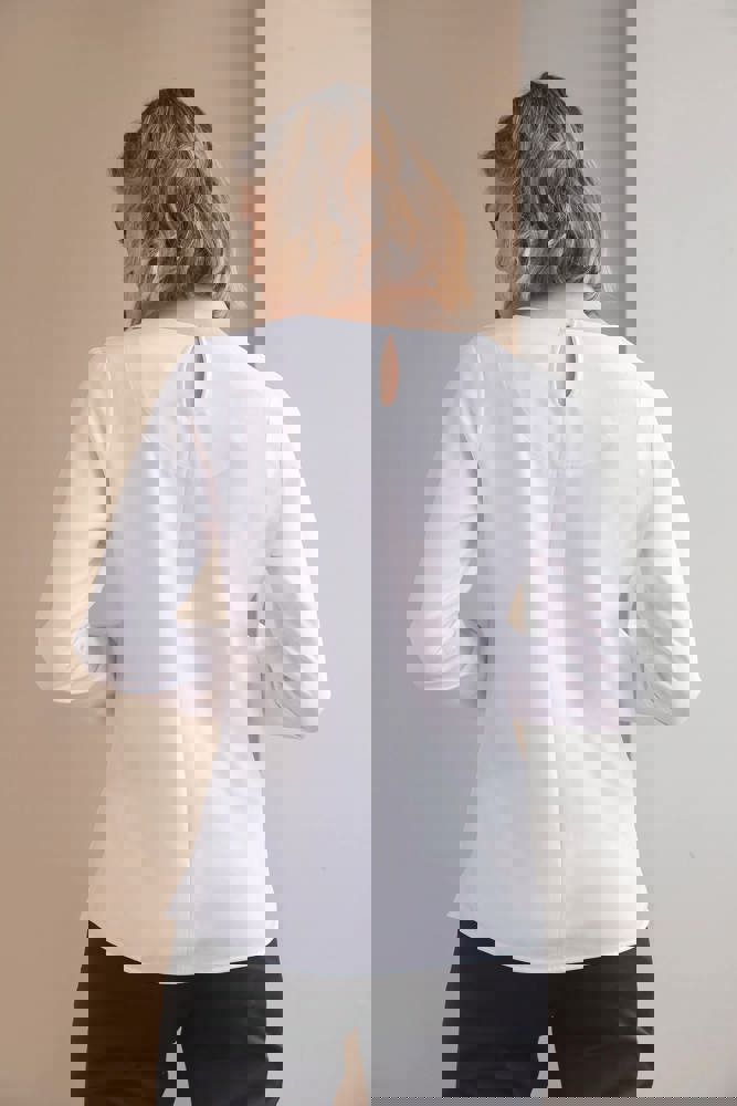 H598 - Bluse mit langen Ärmeln