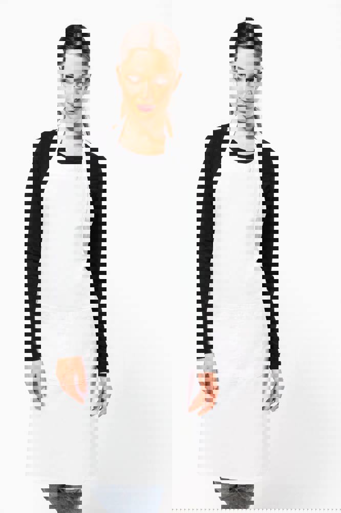 K8010 - Bei hohen Temperaturen waschbare Schürze aus Baumwollpolyester